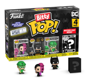 Bitty Funko POP! DC Two-Face, Batman, The Riddler + 1 Mystery