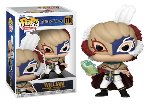 William 1718 Black Clover Funko POP! Vinyl