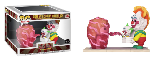 Bibbo with Shorty in pizza box 1362 Killer Klowns From Outer Space Spirit Exclusive Funko POP! Vinyl  