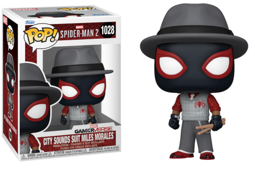 City Sounds Miles Morales 1028 Spider-Man 2 Marvel Funko POP! Vinyl 