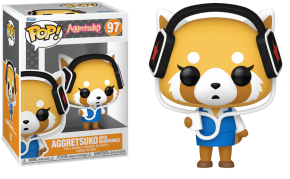 Aggretsuko With Headphones 97 AGGRETSUKO   Funko POP! Vinyl  