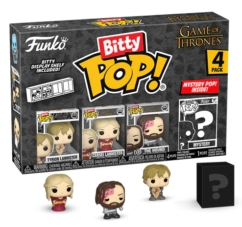 Bitty POP!  Game of Thrones Tyrion Lannister Cersei Lannister The Hound + mystery  