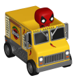 Deadpool with Chimichanga Truck Marvel - Funko Bitty Pop Ride 