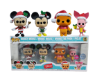 Mickey Mouse Minnie Mouse Winnie The Pooh Flocked Piglet  Disney 4 pack Funko POP! Vinyl      