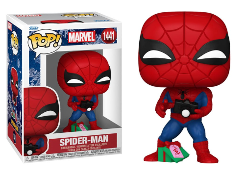 Spider-Man 1441 (with open gift) Marvel Funko POP! Vinyl
