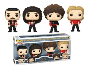 Radio Gaga - Queen 4 pack - ROCKS Funko  POP! Vinyl  