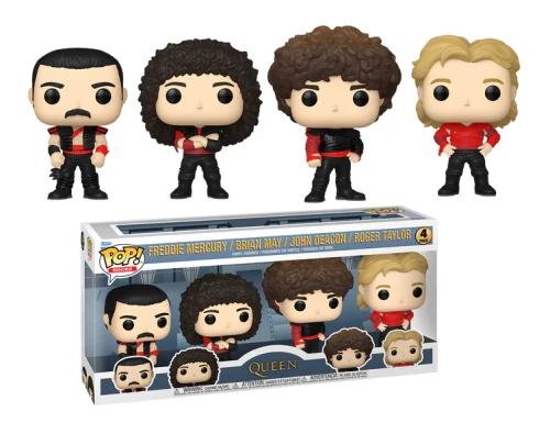 Radio Gaga - Queen 4 pack - ROCKS Funko  POP! Vinyl  