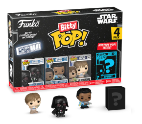  Bitty Funko POP! Star Wars Darth Vader, Lando, Luke  + Tajemniczy (4 pack)