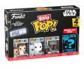  Bitty Funko POP! Star Wars Princess Leia, Snowtrooper, Boba Fett  + Tajemniczy (4 pack)