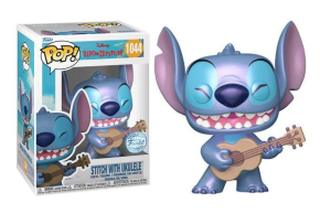 Stitch w/ Ukelele 1044 (Translucent) SE Disney Lilo & Stitch Funko POP! Vinyl