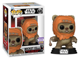 Wicket with Slingshot 631 (SDCC 2023 Exclusive) Star Wars Funko POP! Vinyl 