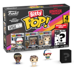 Bitty Funko POP! Stranger Things :  Dustin, Lucas, Eleven (with Electrodes)  + 1 Mystery 