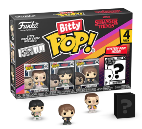 Bitty Funko POP! Stranger Things :  Eleven with Eggos, Mike, Jonathan  + 1 : Mystery