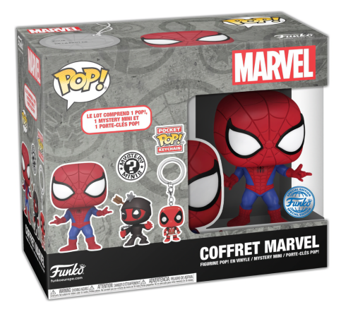 Spider-Man - Exclusive Box  Gift SET Marvel Funko POP! Vinyl