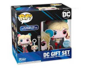 Exclusive Box - Harley Quinn + Keychain DC Comics Funko POP