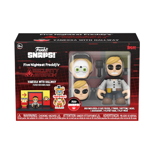 Hallway add-on with Vanessa Snap Playset Five Nights at Freddy's Funko SNAPS!  