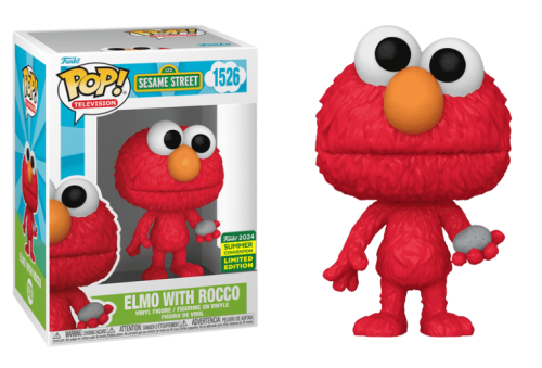Elmo with Rocco 1526 Sesame Street 2024 Summer Convention Funko POP!  
