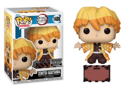 Zenitsu Agatsuma with Box 1488 Entertainment Earth Demon Slayer Funko POP! Vinyl  