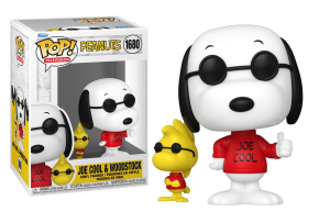 Joe Cool with Woodstock 1680 Peanuts Funko POP!