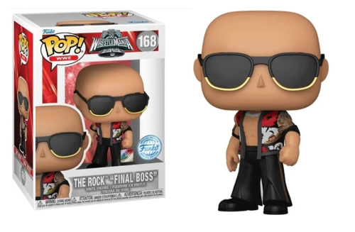 The Rock Final Boss 168 WWE  Funko POP!    