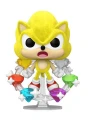 Super Sonic with Emeralds 1059 Flocked Sonic the Hedgehog Funko POP! Vinyl