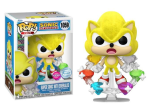 Super Sonic with Emeralds 1059 Flocked Sonic the Hedgehog Funko POP! Vinyl