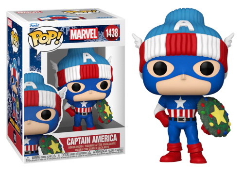 Holiday Captain America 1438 Marvel Funko POP! Vinyl