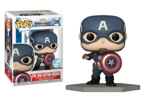 Civil War : Captain America 1200 Marvel Funko POP! Vinyl