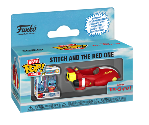 Bitty POP!  Disney - Funko Bitty Ride - Stitch with the Red One