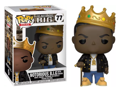 Notorious B.I.G. With Crown 77 Rocks Funko POP! Vinyl