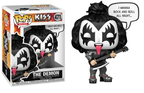 The Demon 471 Kiss Rocks Funko POP! Vinyl 