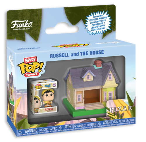 Disney PIXAR Up - Russell and The House Funko BITTY Town 2,5cm 
