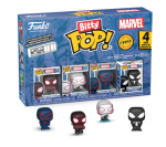 Bitty Funko POP! Marvel Miles Morales, Ghost-Spider, Spider-Man 2099, Spider-Man Symbiote Suit 