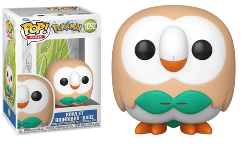 Rowlet 1092 Pokemon Games Funko POP! Vinyl 