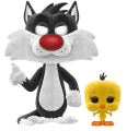 Looney Tunes POP! & Tee Box Sylvester & Tweety Size L