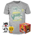 Looney Tunes POP! & Tee Box Sylvester & Tweety Size L
