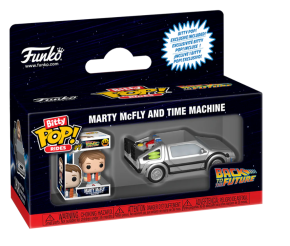Funko Bitty Pop! Rides: Marty McFly and the Time Machine - Back To The Future 2,5cm