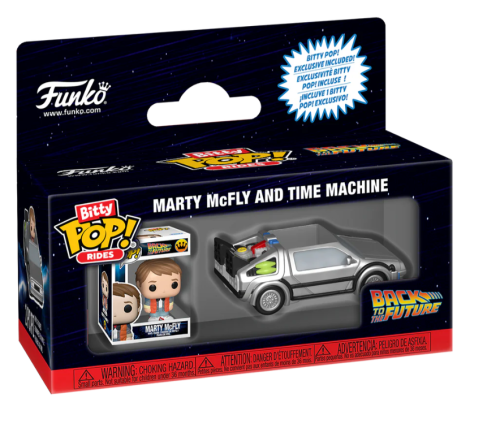 Funko Bitty Pop! Rides: Marty McFly and the Time Machine - Back To The Future 2,5cm