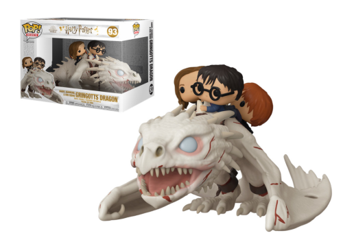  Harry Rides Gringotts Dragon with Harry Hermione  Ron Harry Potter Funko POP! Vinyl