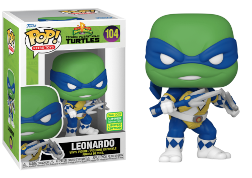 Leonardo 104 NYCC 2022 Exc Comics: Teenage Mutant Ninja Turtles x Power Rangers Funko POP 