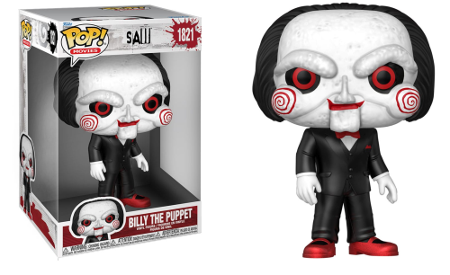 OUTLET - Billy The Puppet 1821 SAW Jumbo Funko POP! * uszkodzony tylny róg pudełka