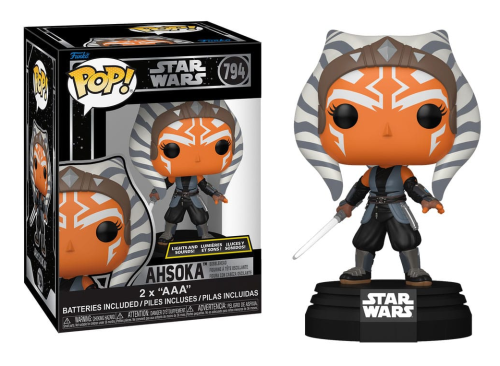 Ahsoka (Lights & sounds) 794  Star Wars Funko POP! Vinyl 