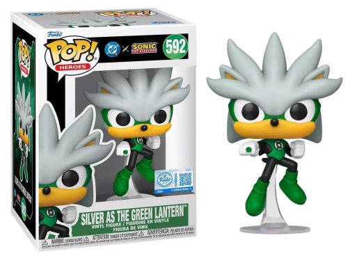 Silver As The Green Lantern 592 DC x Sonic Funko POP! Vinyl 