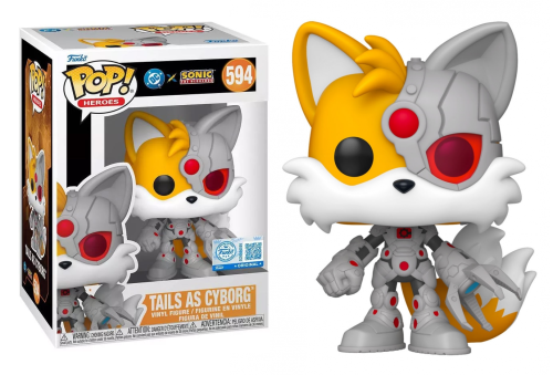 Tails as Cyborg 594 DC x Sonic Funko POP! Vinyl 