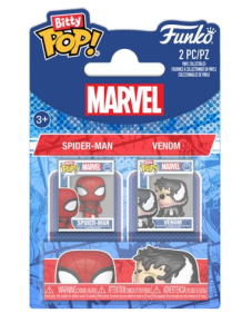 Funko Bitty Pop! 2-pack: Marvel - Spider-Man & Venom Vinyl Figures
