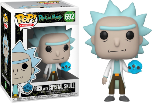 Rick with Crystal Skull 692 Rick and Morty Funko POP! Vinyl 
