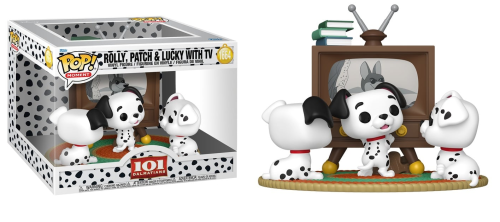 Rolly, Patch & Lucky with TV 1664 101 Dalmatians Funko POP! Vinyl  