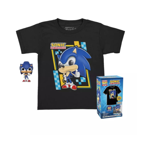 Mini figurka POP - Sonic + Koszulka XL (KIDS) Funko POP!