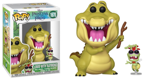 Louis with Raymond 1670  The Princess and the Frog Disney Funko POP! Vinyl  