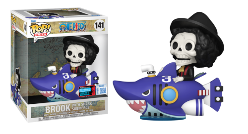 Brook with Shark Submerge 141 2025 Fall Convention One Piece Funko POP! Vinyl     